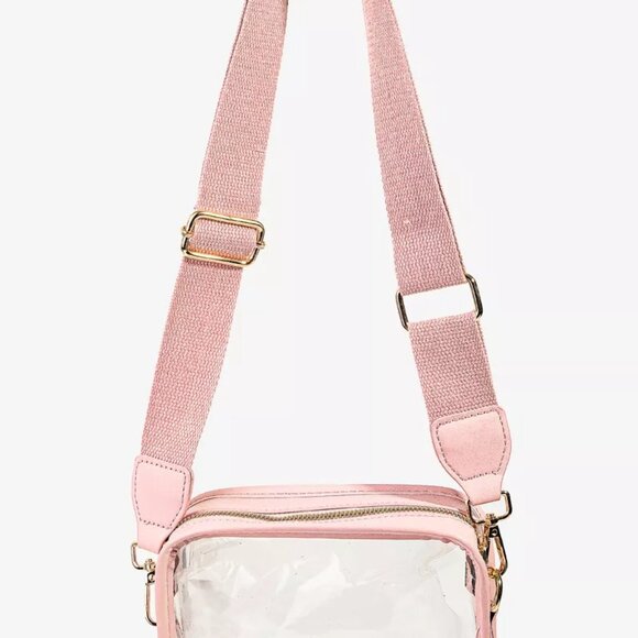 Fame PVC Clear Rectangular Crossbody Bag - Picture 4 of 4